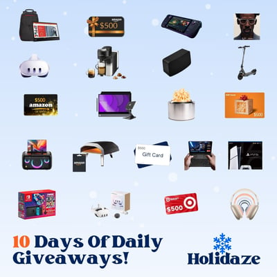 10 Days of Giveaways Prize graphic